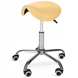taboret-na-kolkach-obrotowy-siodlo-do-gabinetu-kosmetyczny-do-masazu