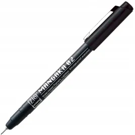kuretake-pisak-cienkopis-mangaka-black-02-czarny