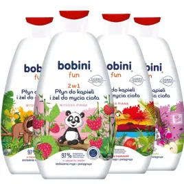 bobini-fun-plyn-do-kapieli-zel-do-mycia-dla-dzieci-2w1-maxi-piana-mix