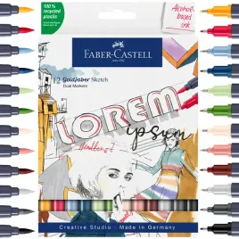faber-castell-flamastry-markery-dwustronne-do-szkicowania-goldfaber-12-kol