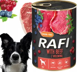 karma-mokra-dla-psow-rafi-z-wolowina-borowka-i-zurawina-400g-1-szt