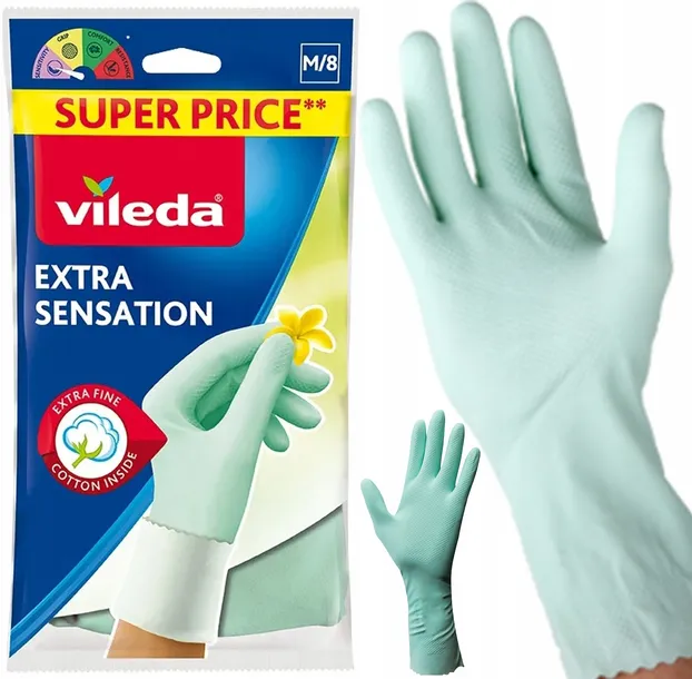 rekawice-vileda-extra-sensation-m-stan-nowy-stan-opakowania-oryginalne
