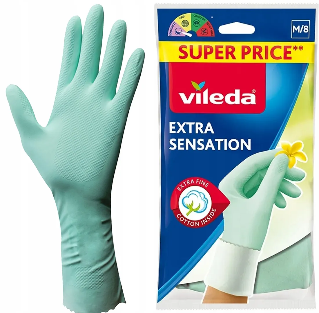 rekawice-vileda-extra-sensation-m-stan-nowy