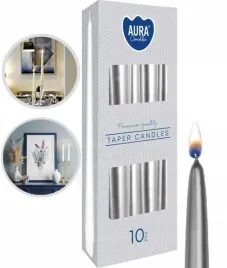 aura-swiece-stolowe-stozkowe-srebrne-metalik-7h-10-szt-s30-213