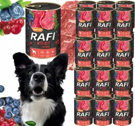 karma-mokra-dla-psow-rafi-z-wolowina-borowka-i-zurawina-400g-24-szt