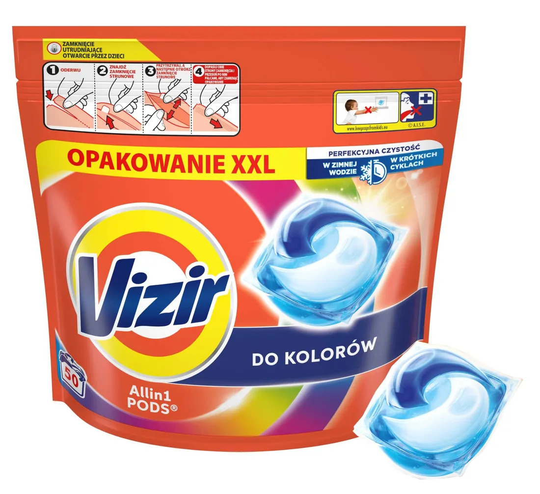vizir-kapsulki-do-prania-all-in-1-pods-do-koloru-50-szt-stan-nowy