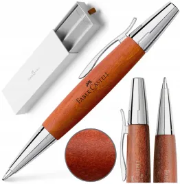faber-castell-dlugopis-automatyczny-elegancki-w-etui-drewno-e-motion-brazow