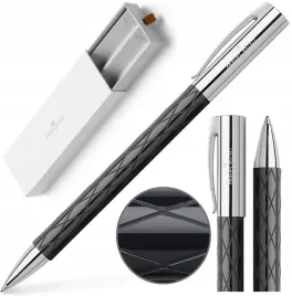 faber-castell-dlugopis-automatyczny-elegancki-z-etui-ambition-rhombus-black