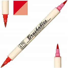 pisak-marker-pedzelkowy-brush-pen-do-kaligrafii-zig-kuretake-pure-red