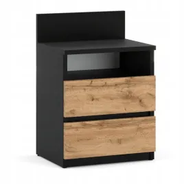 szafka-nocna-stolik-nocny-czarny-dab-wotan-40cm-2s-polka-meble-do