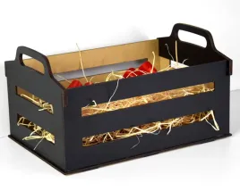 czarny-koszyk-kosz-prezentowy-skrzynka-drewniana-na-prezent-slub