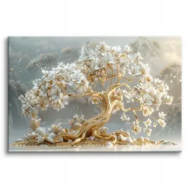 elegancki-obraz-na-plotnie-do-salonu-zlote-drzewko-szczescia-glamour