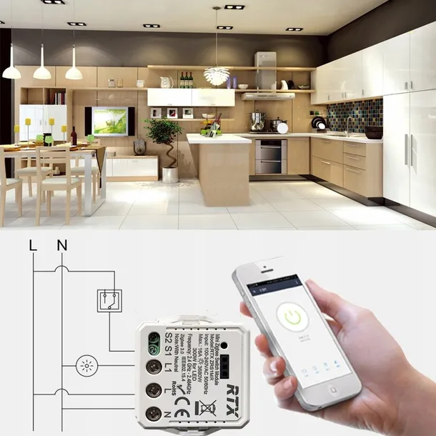 rtx-modul-mini-przekaznik-sterownik-16a-tuya-zigbee-stan-nowy-stan-opakowania-oryginalne