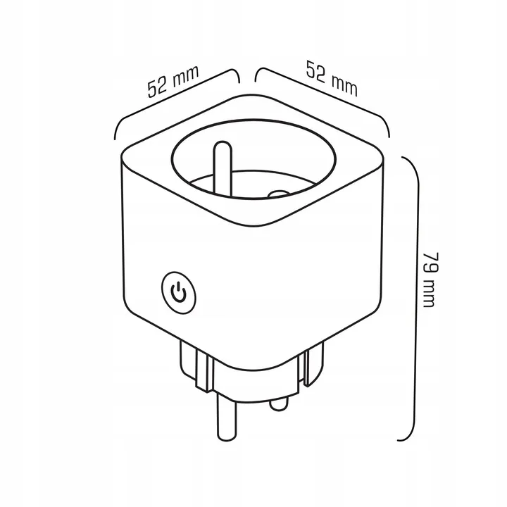 inteligentne-gniazdko-programator-czasowy-watomierz-bolec-wifi-tuya-stan-nowy