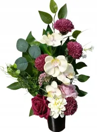 bukiet-wklad-do-wazonu-sztuczne-kwiaty-stroik-na-grob-cmentarz