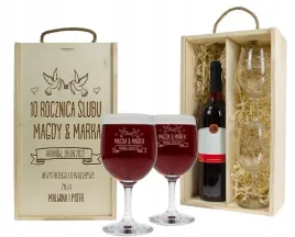 prezent-na-rocznice-slubu-skrzynka-pudelko-na-wino-dwa-kieliszki