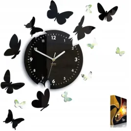 zegar-scienny-motyle-14-czytelny-i-cichy-lustro