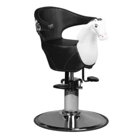 gabbiano-fotel-fryzjerski-dzieciecy-konik-czarny