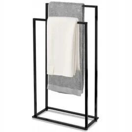 stojak-na-reczniki-lazienkowe-wieszak-stojacy-czarny-2-poziomowy