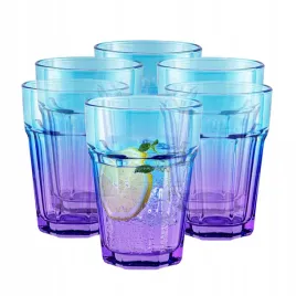 kolorowe-szklanki-impreza-grill-425-ml-niebieski-fiolet-ombre-polskie