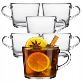 6-x-szklanka-270ml-do-kawy-herbaty-napojow-szklane-z-uchem