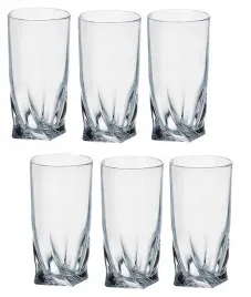 bohemia-quadro-zestaw-komplet-6-szklanek-do-drinkow-napojow-szklanki-350-ml