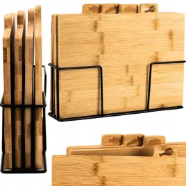 deska-do-krojenia-deski-na-stojaku-do-krojenia-drewniany-zestaw-desek-4szt