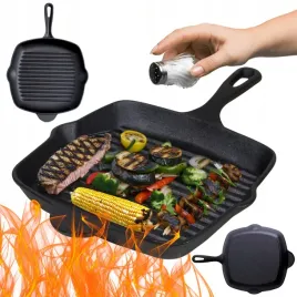 patelnia-zeliwna-grillowa-26cm-indukcja-ognisko-grill-gaz-talerz-zeliwny
