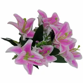 bukiet-sztucznych-rozowych-lilii