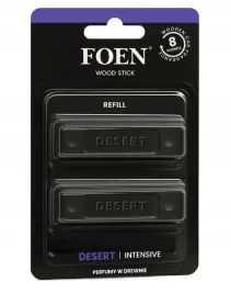 foen-wood-stick-desert-refill-zestaw-2-wkladow-do-zapachu-samochodowego