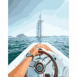 malowanie-po-numerach-jachta-dubai-i-morze-pejzaz-40x50-obraz-na-prezent