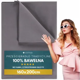 przescieradlo-bez-gumki-tradycyjne-160x200-cm-bawelniane-polskie-