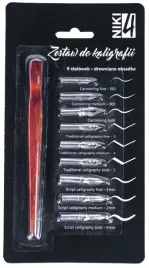 koh-i-noor-zestaw-do-kaligrafii-9-stalowek-obsadka