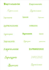 papier-do-scrapbookingu-napisy-zaproszenie-zielone