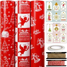 papier-prezentowy-swiateczny-do-pakowania-3-rolki-43-cm-x-3m-czerwono-bialy