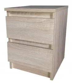 szafka-nocna-2-szuflady-stolik-nocny-dab-sonoma