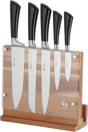 noze-kuchenne-stalowe-rodzaje-5szt-z-drewnianym-uchwytem-magnetycznym