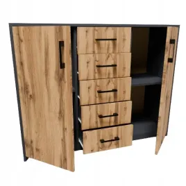 komoda-szafka-2d5s-grafit-wotan-szuflady-regal-garderoba-regal-szafa