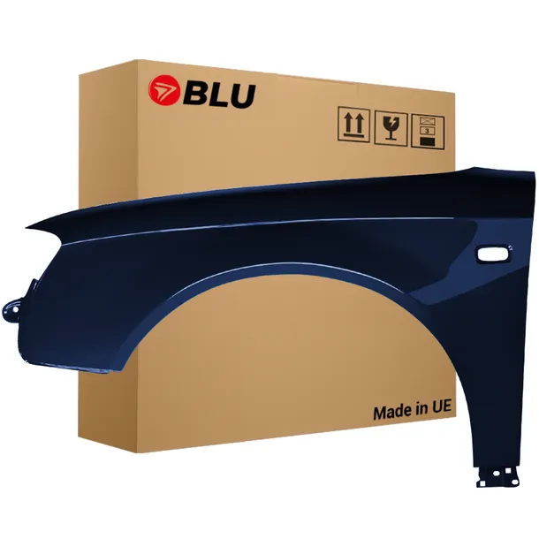 BLU Błotnik AUDI A4 B7 LZ5A LEWY NIEBIESKI 04-08 PRZÓD OCYNK TiefseeBlau