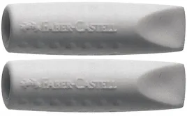 faber-castell-gumka-nakladka-na-olowek-przedluzka-grip-2001-2-sztuki-szara