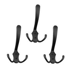 wieszak-meblowy-scienny-zestaw-3-szt-potrojny-haczyk-na-ubrania-czarny-mat