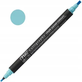pisak-pastelowy-do-kaligrafii-sciety-dwustronny-zig-kuretake-chalk-niebiesk