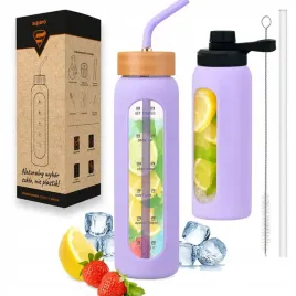 szklana-butelka-na-wode-z-motywywacja-miarka-z-2-slomkami-bidon-z