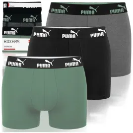 puma-bokserki-meskie-green-black-bawelna-3-pak-rozmiar-xl