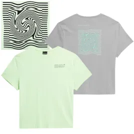 4f-zestaw-koszulek-damskich-t-shirt-szary-neon-bawelna-rozmiar-xl