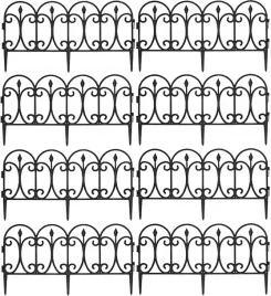 8x-obrzeze-plotek-ogrodowy-palisada-czarny-480cm