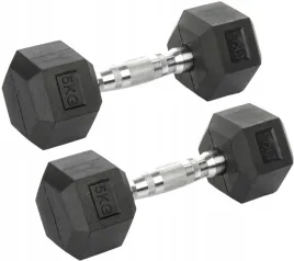 profesjonalna-hantla-ciezarek-metalowy-gryf-2x5-kg