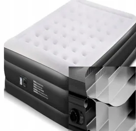 mocny-duzy-materac-dwuosobowy-stelazem-pompowany-wbudowana-pompka-205x160