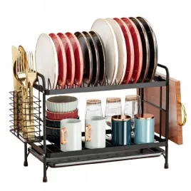 suszarka-do-naczyn-dwupoziomowa-ociekacz-talerze-sztucce-uchwyt-na