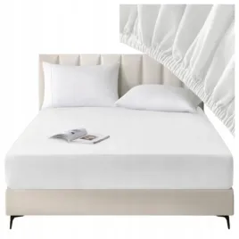 przescieradlo-z-gumka-160x200-hotelowe-bawelna-biale-premium-polskie